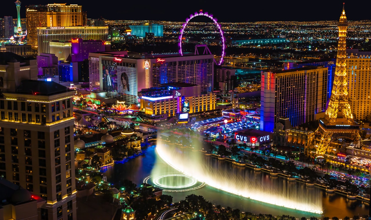 Las Vegas — city with lights turned on during night time